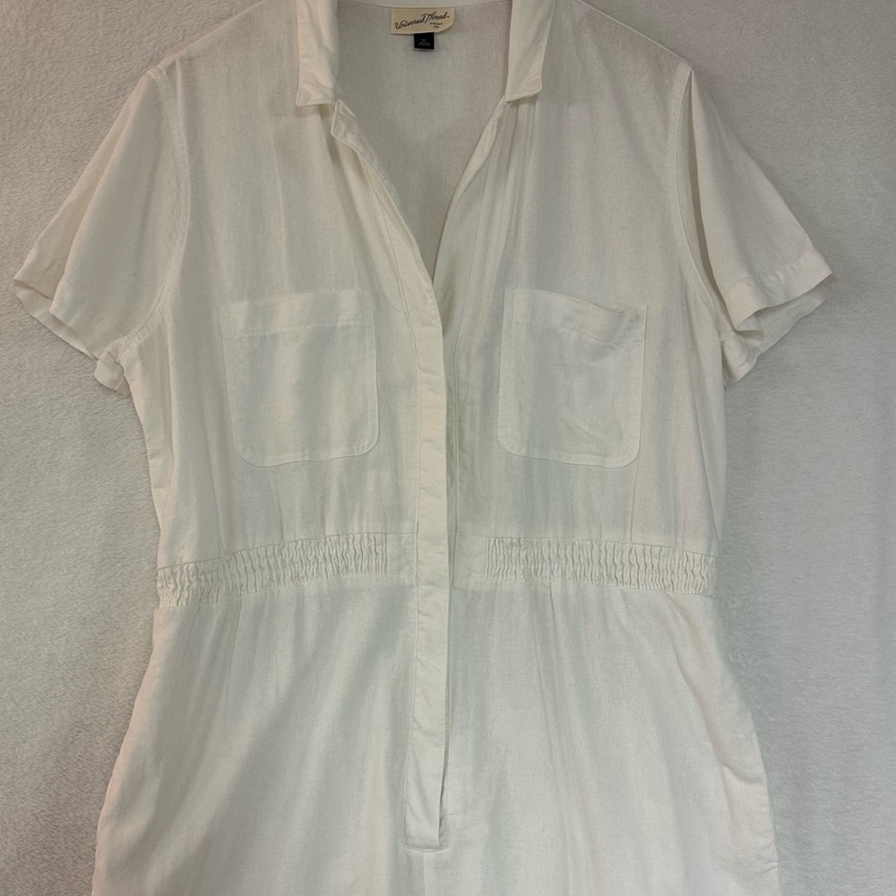 Universal Thread short sleeves Shortall White size XL Women